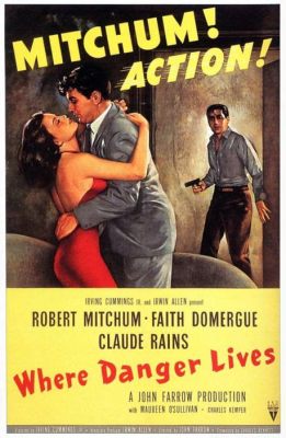 Where Danger Lives! A thrilling noir film exploring themes of manipulation and paranoia! 